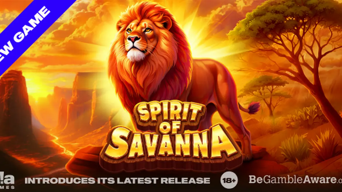 Tampilan visual slot Spirit of Savanna dengan latar belakang padang rumput savana